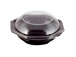 Multiboks Octaview 190X190x70 Mm Med Dressingbæger Ps Sort/Klar,9 Pk X 20 Stk/Krt