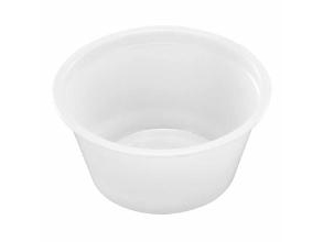Dressingbæger 60 Ml 2 Oz Ø62x27 Mm Pp Klar,10 Ps X 250 Stk/Krt