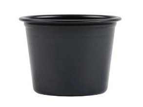 Dressing Cup 30 Ml 1 Oz Ø44x30 Mm Pp Schwarz,20 Ps X 250 Pcs/Krt