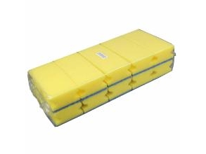 Skursvamp 150x70x45 mm med handtag Blå,10 pk x 10 pk/krt | Rengöring - Avtorkning - Trasor och liknande - Svampar och skurprodukter | GameStuff