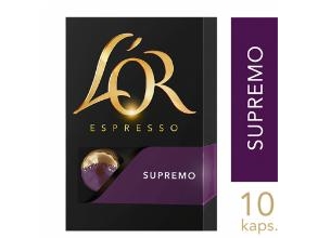 Kaffekapsel LOR Lungo Supremo Styrke 10,10 pk x 10 stk/krt | Catering - Drycker - Kaffe och kaffebönor | GameStuff
