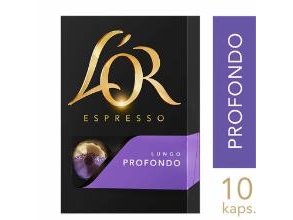 Kaffekapsel LOR Lungo PROFONDO Styrke 8,10 pk x 10 stk/krt | Catering - Drycker - Kaffe och kaffebönor | GameStuff