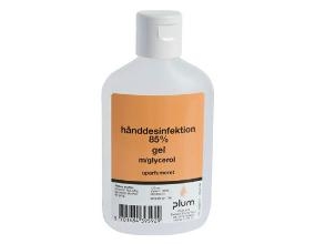 Hånddesinfektion Plum Spritgel 85% Ethanol 120 Ml Med Snaplåg - (Karton Á 10 Stk.)