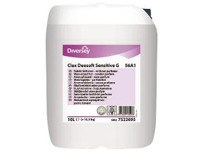 Tøjvask Skyllemiddel Clax Deosoft Sensitive G Uden Farve/Parfume 10 Ltr,10 Ltr/Dnk