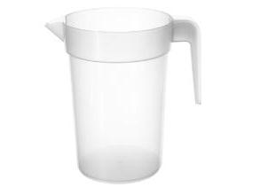 Kande med hank 1 ltr utan Låg PP Transparent,15 ps x 8 stk/krt | N - A | GameStuff