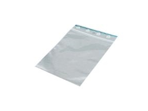 Vetoketjullinen pussi 80x120 mm 50 my ilman kirjoituskenttää LDPE,10 kpl x 10 kpl x 100 stk/krt