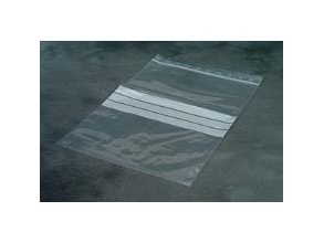 Vetoketjullinen pussi 170x230 mm 50 my kirjoituskentällä LDPE,2 kpl x 10 kpl x 100 stk/krt