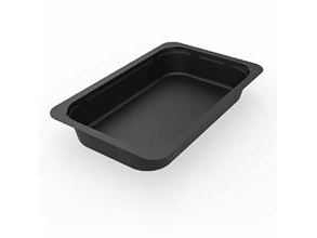 Tablett Duniform 26,3X16,1X4 Cm 1180 Ml Schwarz Mineral/Pp 1-Fach