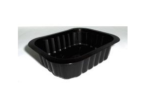 Duni - Madopbevaringsbeholder - 350 Ml - Engangs - Sort (Pakke Med 300)