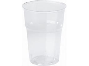 Plastglas 30 cl klar bionedbrydelig Ø95 mm PLA,20 pk x 50 stk/krt