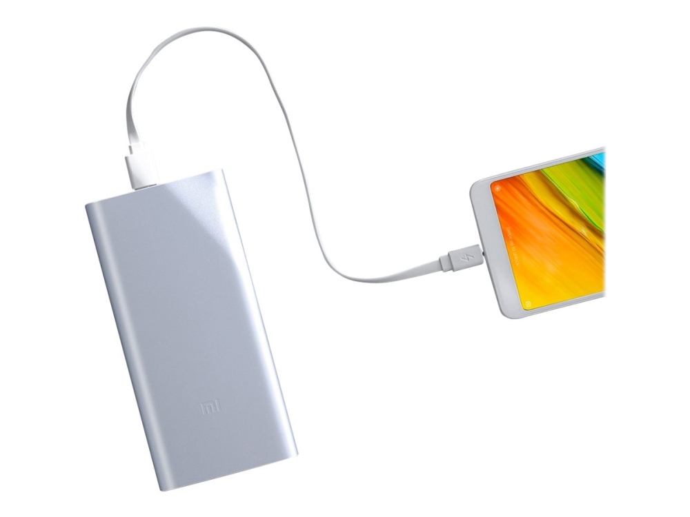 Xiaomi Mi Power Bank 2S - Powerbank - 10000 Mah - 18 Watt - 2.4 A - Qc - 2 Ausgangsstikforbindelser (Usb)