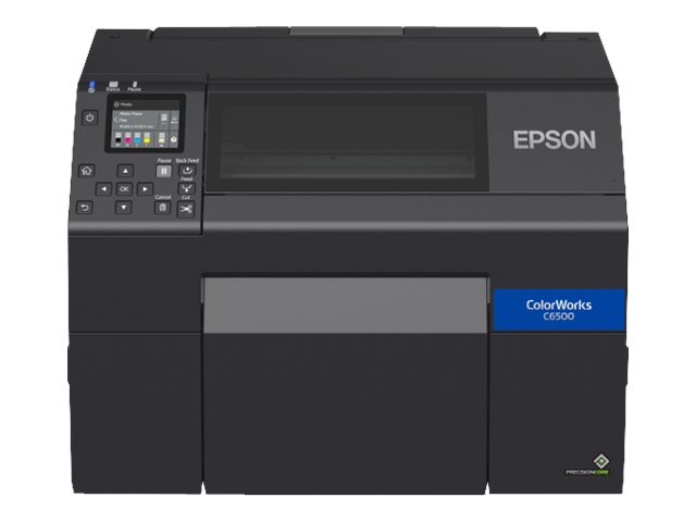 Epson Colorworks C6500ae (Bk), Tintenstrahl, 1200 X 1200 Dpi, 85 Mm/Sek, Farbe, Kabelgebunden, Schwarz