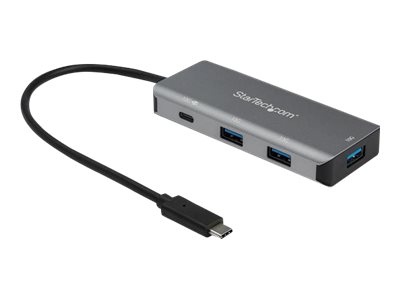 Startech.Com 4 Port Usb-C Hub (10 Gbit/S) Auf 3X Usb-A Und 1X Usb-C - 100W Passthrough Aufladung Für Stromversorgung - Tragbarer Usb 3.2 Gen 2 Typ-C
