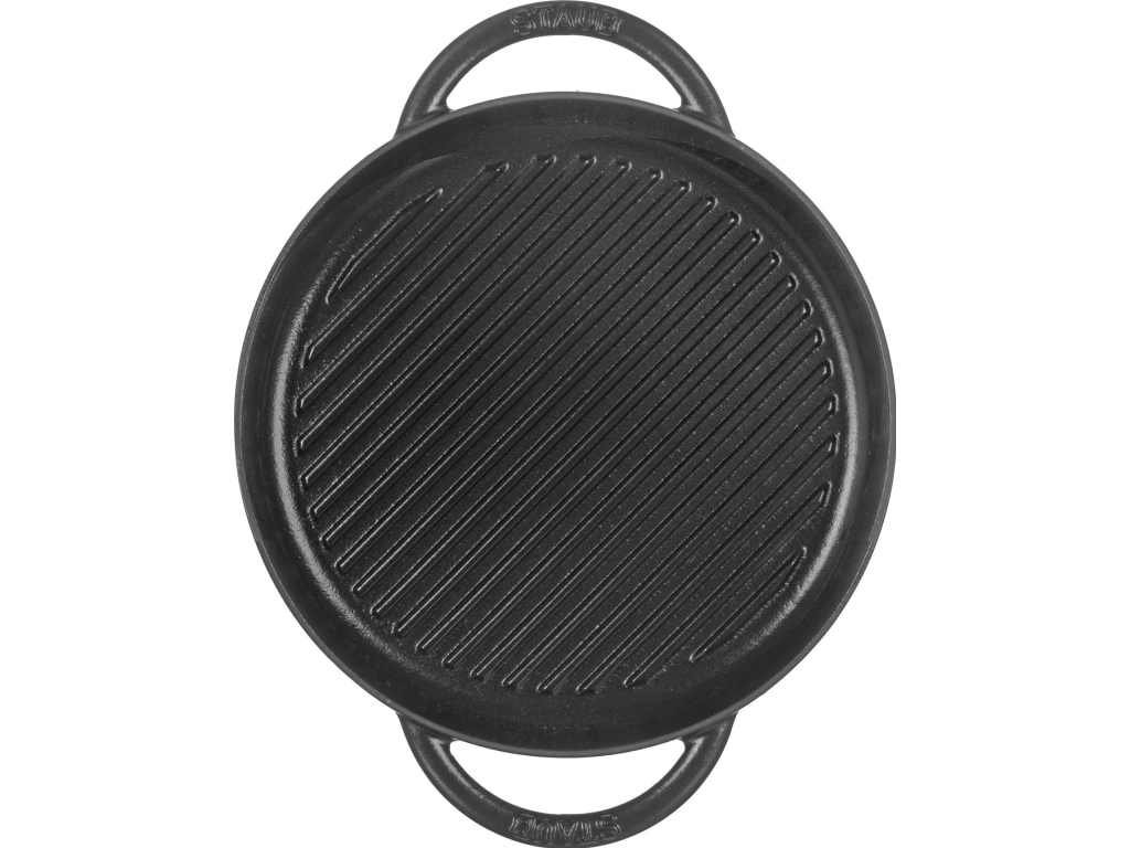 STAUB Staub Pure grillpande støbejern rund sort Ø26 cm