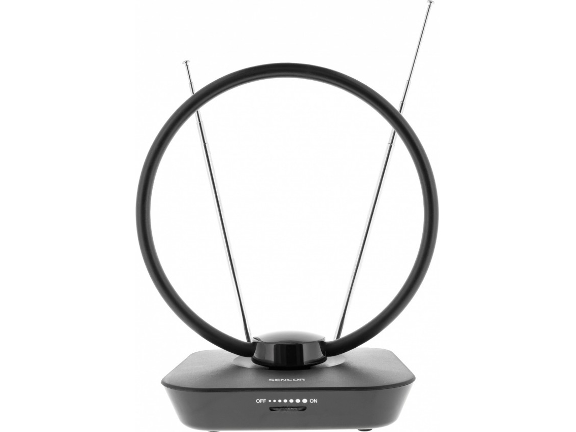 Antenne Rtv Sencor Zimmerantenne Sda 102 Dvb-T2/T Verstärkung 20Db,Imp 75 Ohm,4G Lte -Sda 102