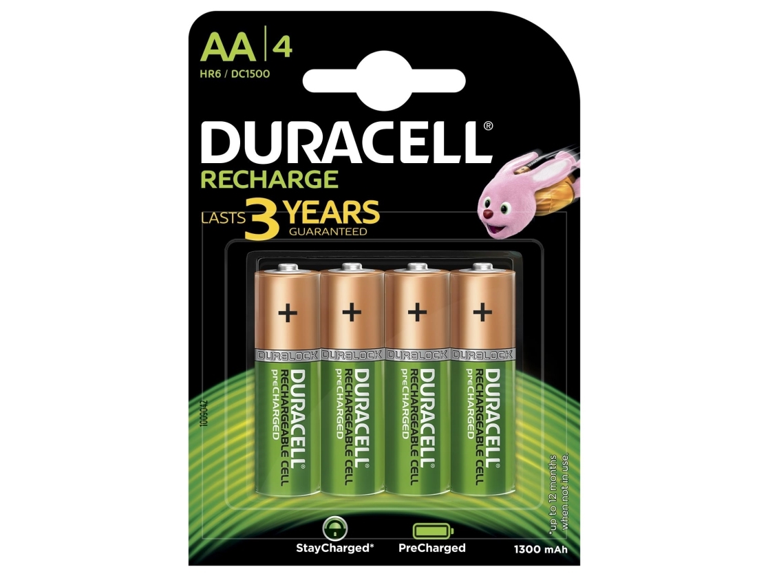 Duracell Hr6-B Wiederaufladbare Nickel-Metallhydrid (Nimh)-Batterie Für Zu Hause