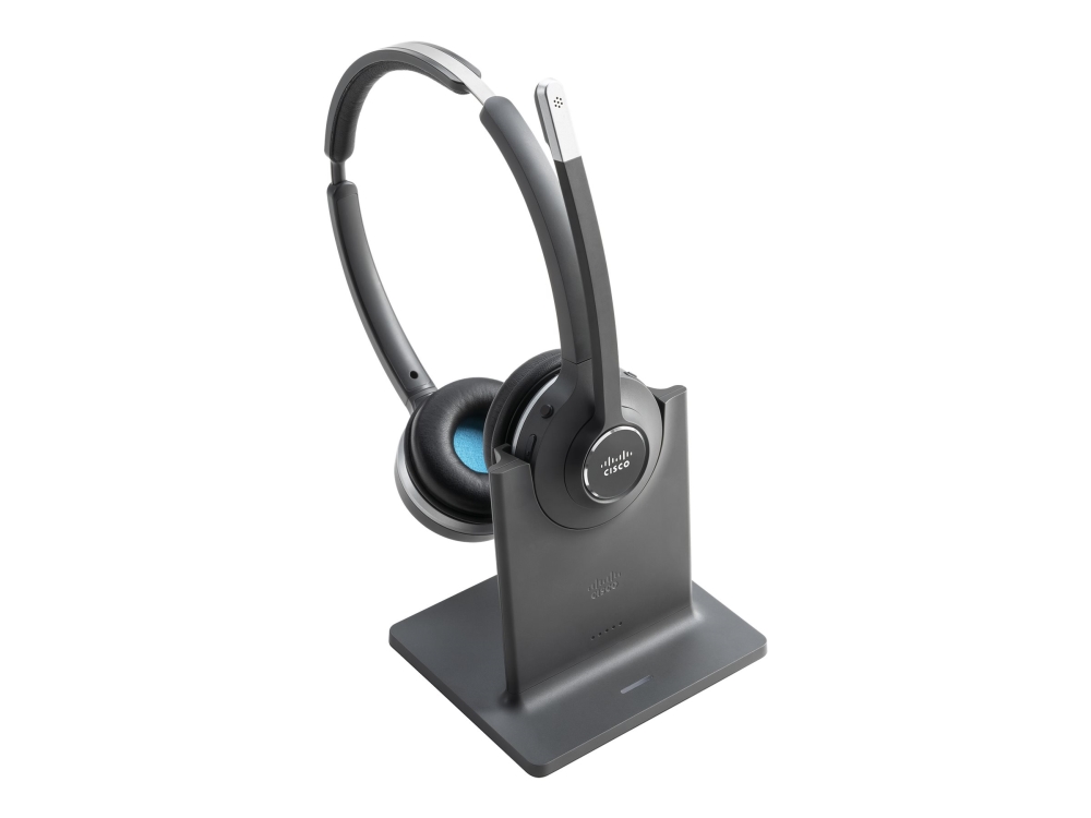 Cisco 562 Wireless Dual - Headset - På Øret - Dect 6.0 - Trådløs - Med Multibase Station - For Cisco Dx70, Dx80 Ip Phone 68Xx Webex Board 55, Board 7