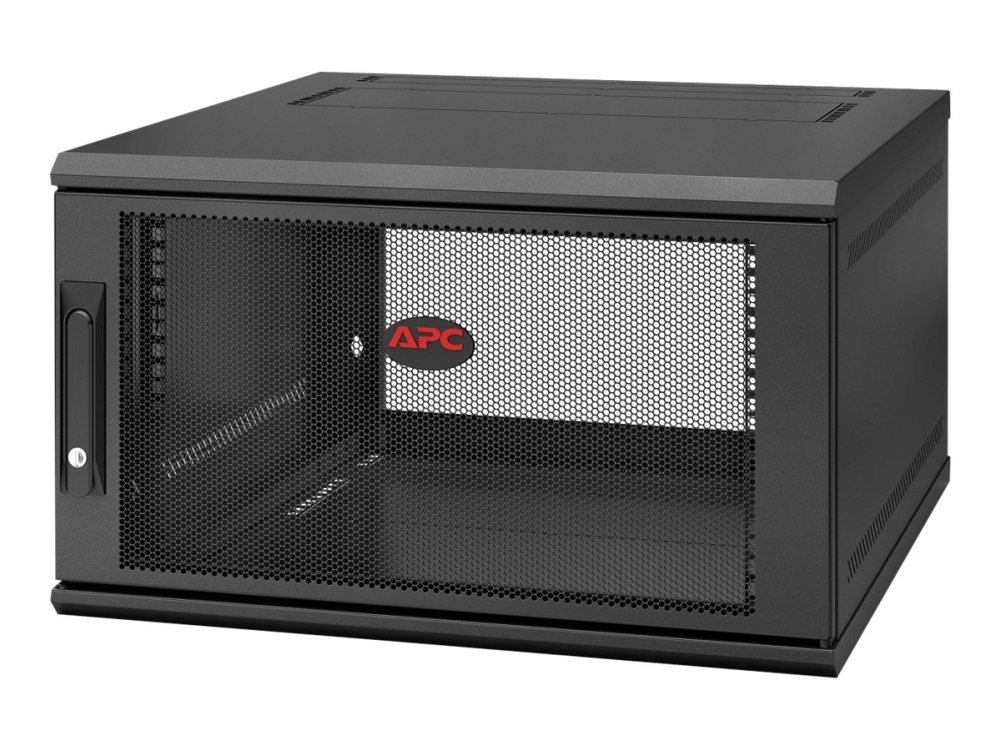 APC NetShelter WX AR106SH6 - Skap - veggmonterbar - svart - 6U - 19