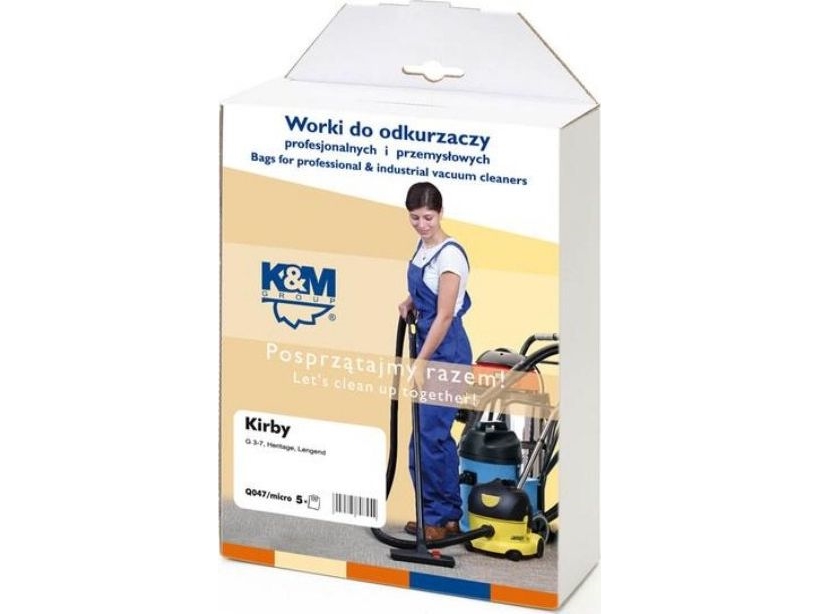 K&Ampm Group Staubsaugerbeutel Kirby Km-Q047.A (5 Stk.)