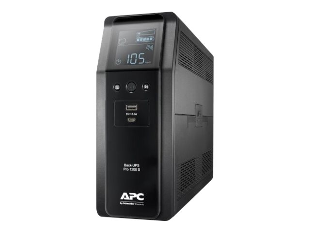 Apc Back Ups Pro Br 1200Va, Line-Interaktiv, 1,2 Kva, 720 W, Sine, C13-Koppler, 8 Ac-Ausgänge