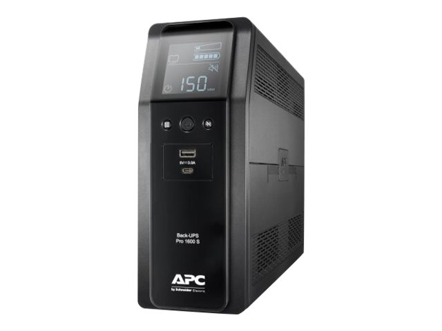 Apc Back-Ups Pro Br1600si - Usv - Ac 220-240 V - 960 Watt - 1600 Va - 260 Wh - Usb - Output-Stikforbindelser: 8 - Sort
