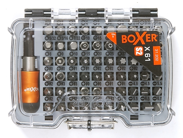 Boxer Bitsæt 61 Dele - S2 Stål