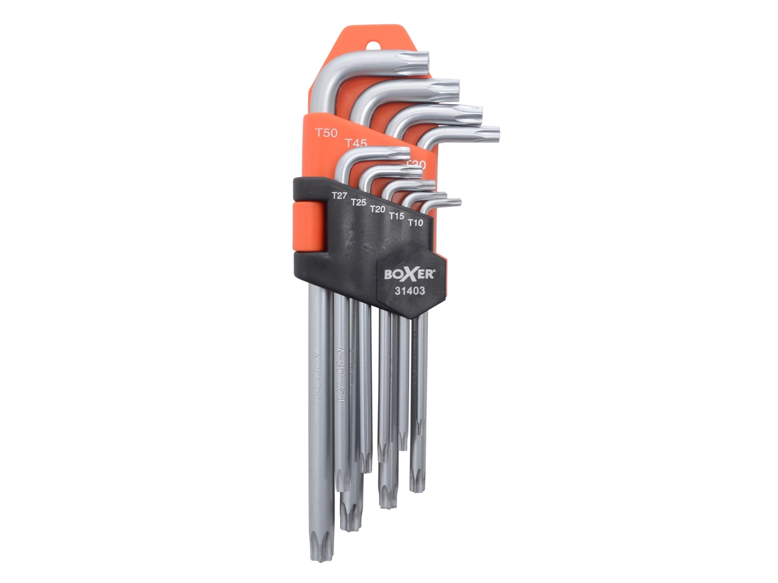 Boxer Torx-Nøglesæt 9 Dele - Cr.V Stål