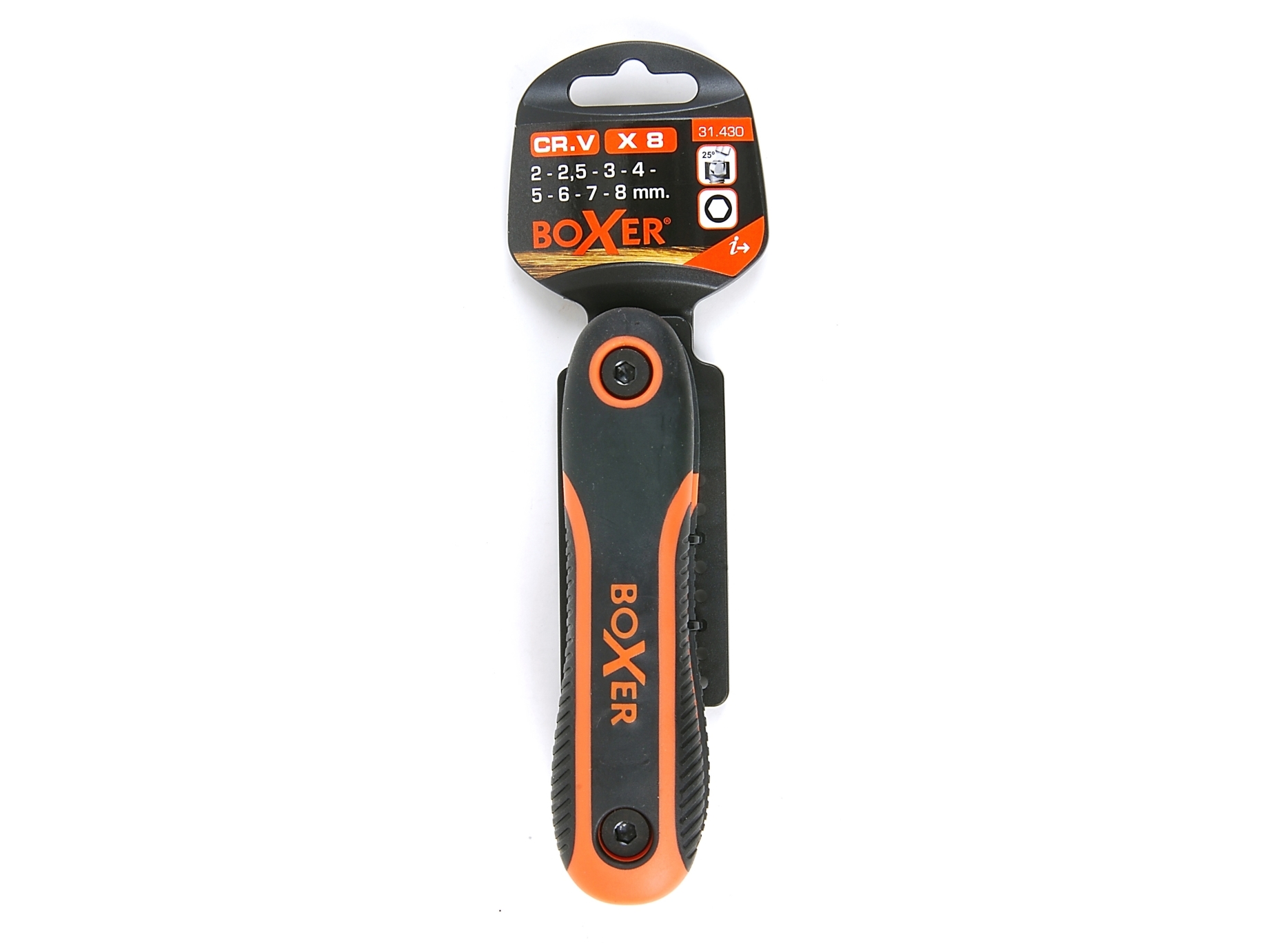 Boxer® unbrakonøgler med kulhuvud 8 i 1 krom-vanadium | Verktyg & Verkstad - Handverktyg - Övriga handverktyg | GameStuff