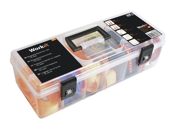 WorkIt Strap Set - 16 st. | Bilvård & Biltillbehör - Transportutrustning - Lastsäkring | GameStuff