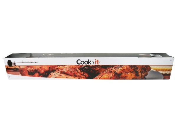 Cook&gt it® rotisserie för 3 och 4 brännare gasgrill med 10×10 mm spett rostfritt stål | Trädgården - Grill tillbehör - Övriga grilltillbehör | GameStuff