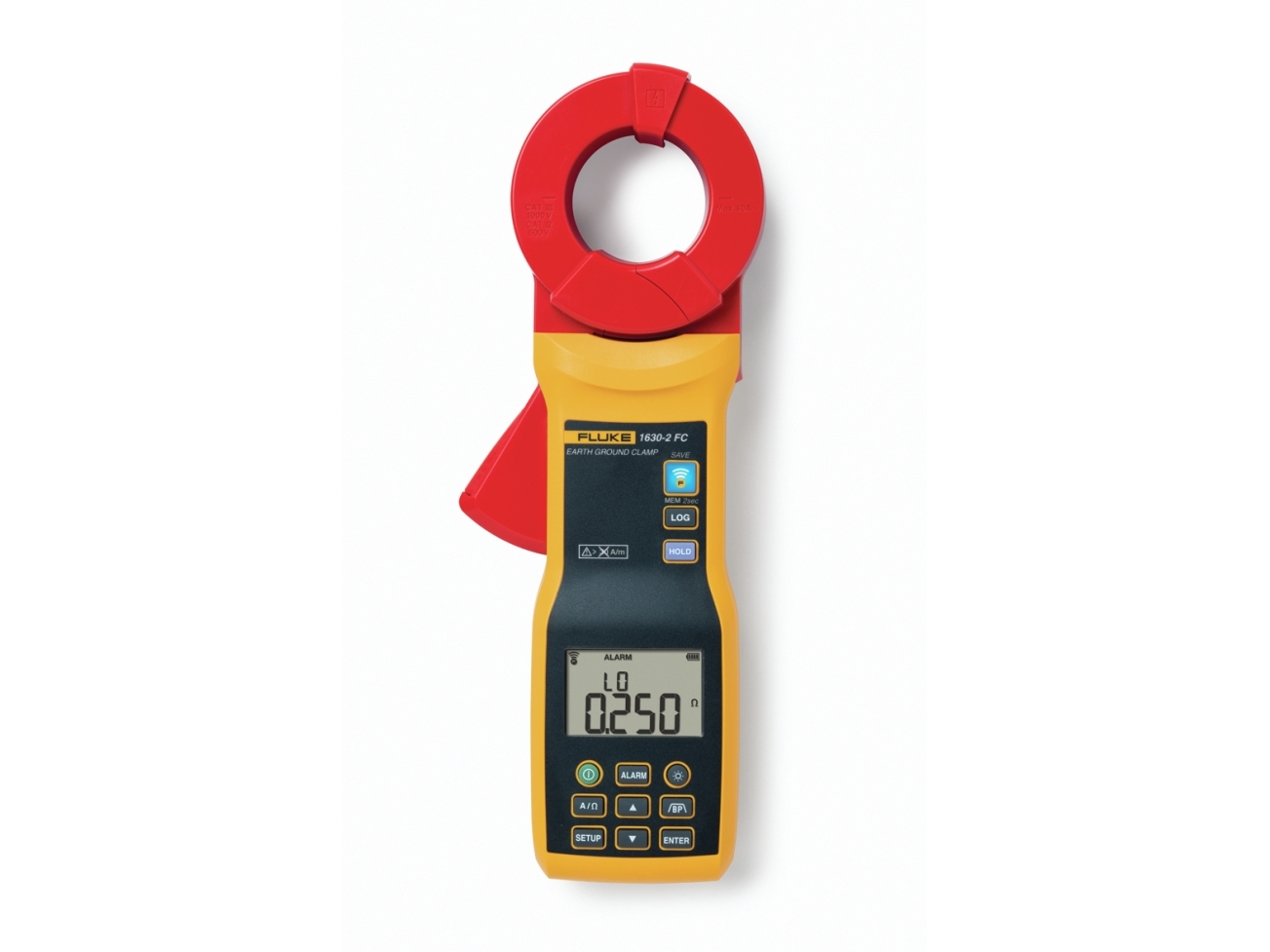 Fluke 1630-2 FC, Röd, Svart, Gul, 1000 V, Knappar, LCD, -10 - 50 ° C, -20 - 60 ° C | EL Artiklar - Verktyg för EL - Test- och kontrollutrustning | GameStuff