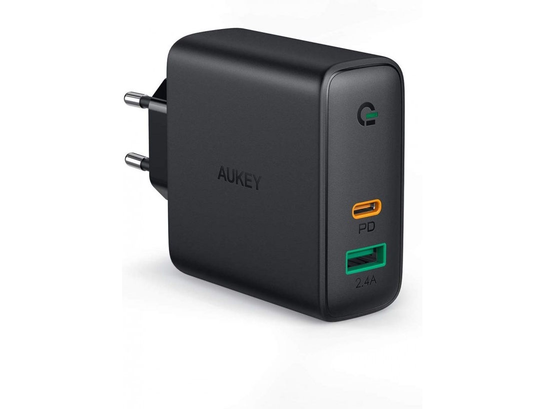 Aukey Pa-D3 1X Usb-A 1X Usb-C 5,4 A Ladegerät (Pa-D3)