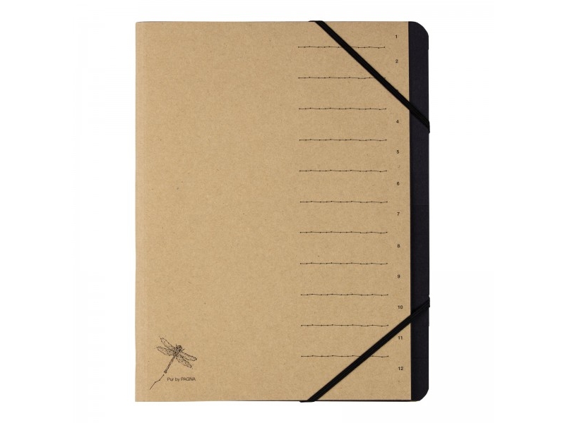 Pagna 40061-11, Vanlig mapp, Kartong, Brun, A4, 1 styck | Arkivlådor | GameStuff