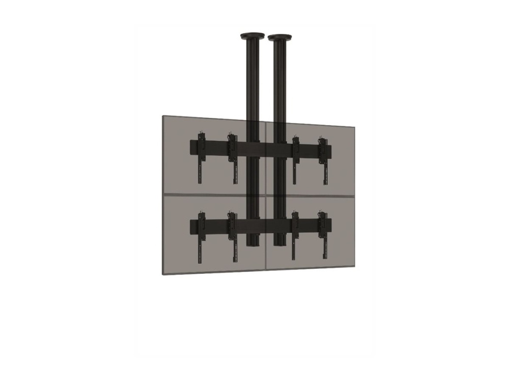 Vogel's Universal Series Puc 1910 - Komponenter Til Montering (Loftsplade) - For Videovæg - Stainless Steel - Sort