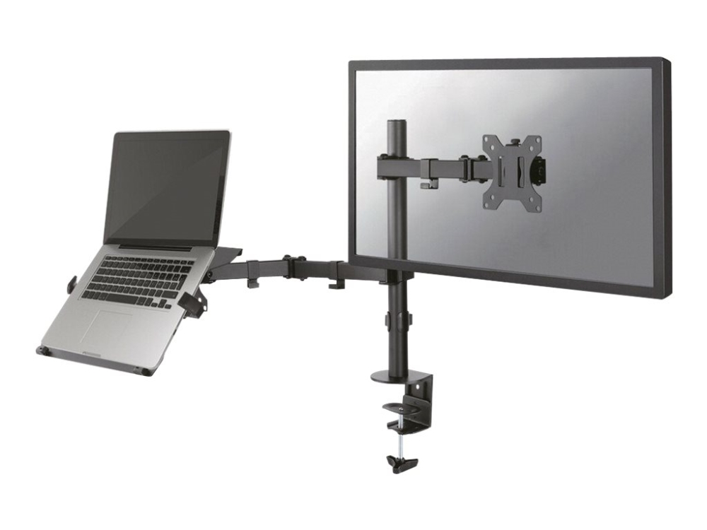 Neomounts Monitor-/Notebook-Tischhalterung, Klemme /Bolzen, 8 Kg, 25,4 Cm (10"), 81,3 Cm (32"), 100 X 100 Mm, Schwarz
