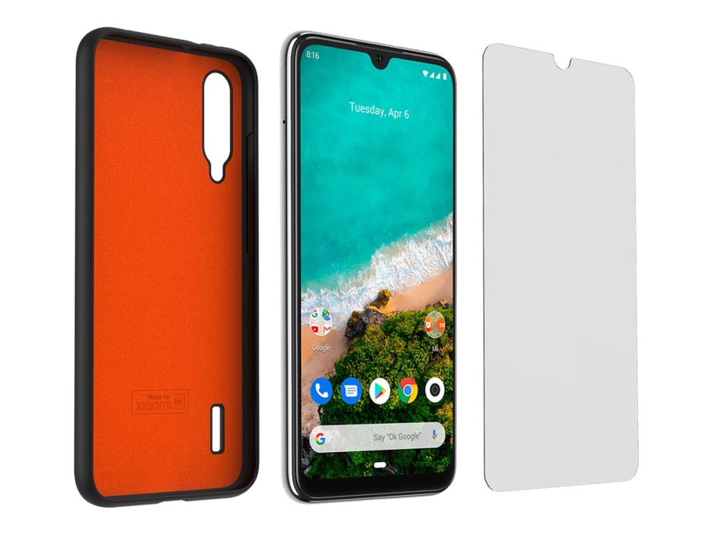 BIGBEN Connected - Baksidesskydd för mobiltelefon - termoplastisk polyuretan (TPU) - svart - för Xiaomi MI A3 | Tele & GPS - Mobil tillbehör - Skydd & Väskor | GameStuff