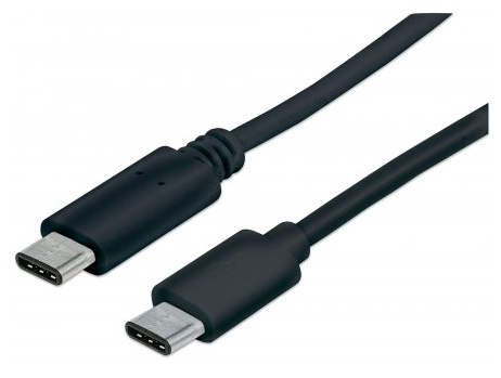 Manhattan 353342, 1 M, Usb C, Usb C, Usb 2.0, 0,48 Gbit/Sek., Sort