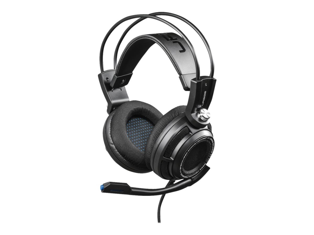 Hama uRage SoundZ 7.1 - Headset - fullstorlek - kabelansluten - USB - svart