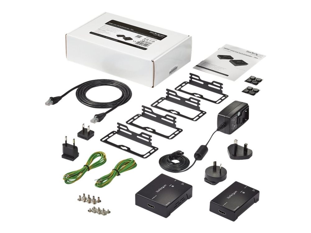 StarTech.com HDMI över CAT5e HDBaseT-förlängare - Power over Cable - Ultra HD 4K - Förlängd räckvidd för audio/video - över CAT 5e/6 - upp till 70 m - för P/N: ST121HDBTRP, ST124HD4K, SVA12M2NEUA, SVA12M5NA | TV, Ljud & Bild - Övriga tillbehör - Förlängare för ljud och video | GameStuff