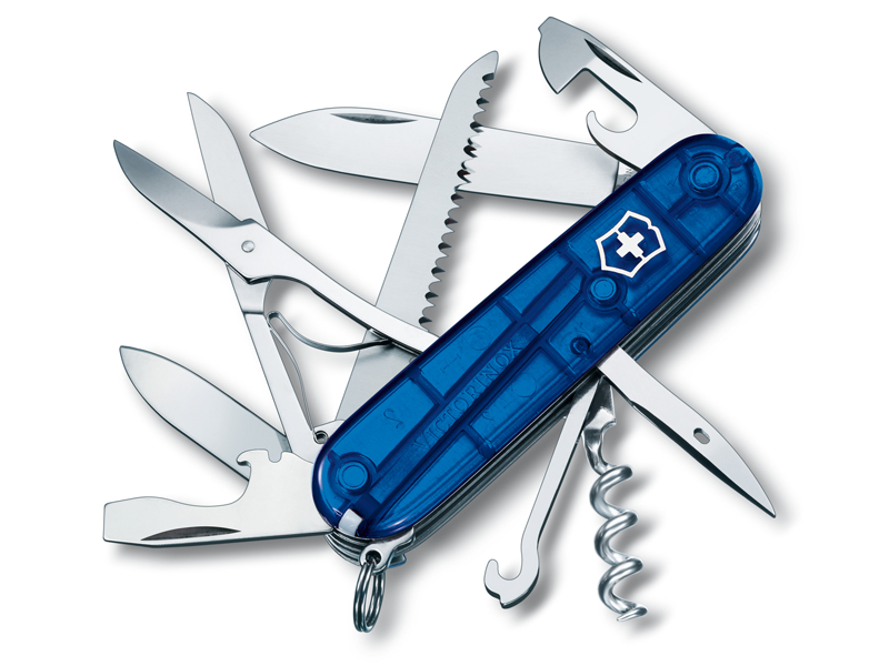 Victorinox Huntsman blue pocket knife