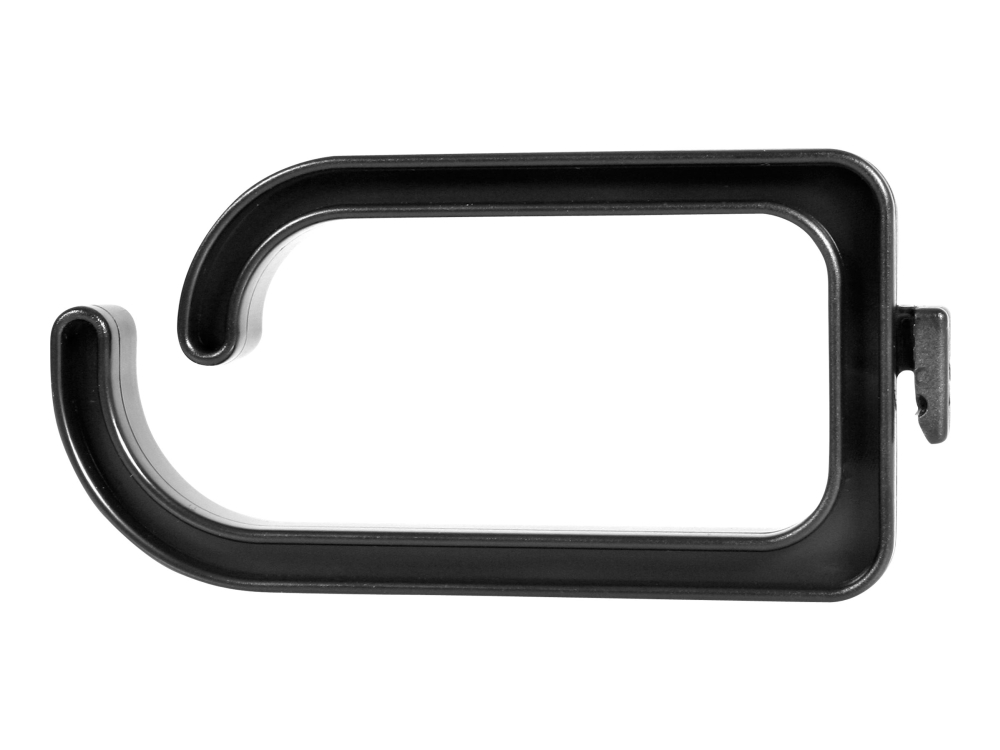 LINK Kabelführung Für 19" Racks – Schwarz, 483 X 42 X 70 Mm, Mit Schiebedeckel & 15 Ösen – Ordnet Kabel Im Serverschrank