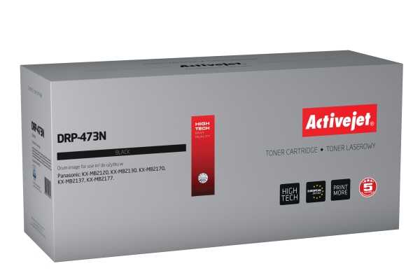 Activejet Drp 473n Tromleenhed Til Panasonic Printere Erstatning Panasonic Kx Fat473x Supreme 10.000 Sider Sort Kompatibel Panasonic Panasonic