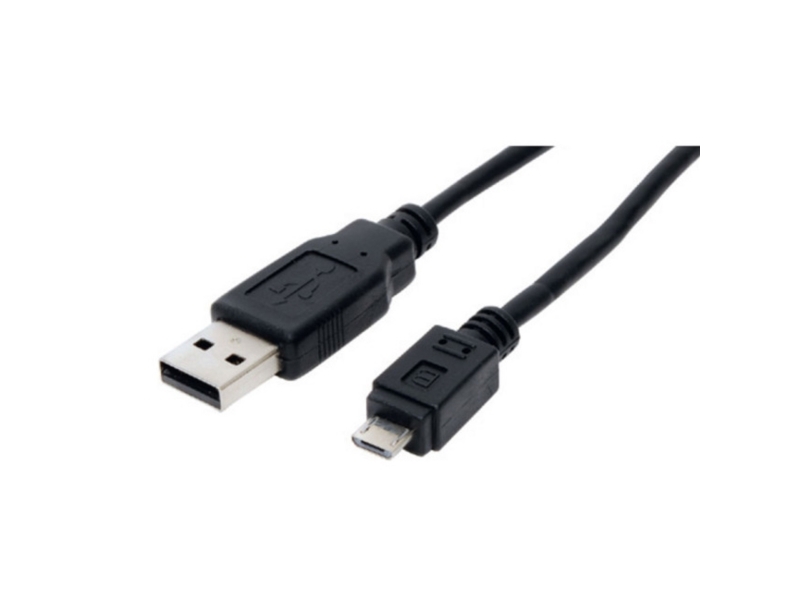 S/Conn 14-11185, 1,8 M, Usb A, Micro-Usb B, Usb 2.0, 0,48 Gbit/Sek., Sort