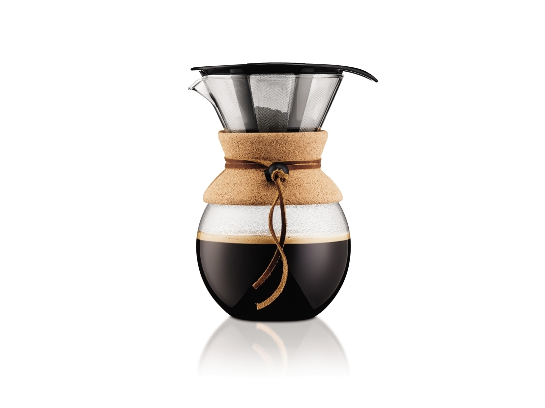 Bodum Pour Over, Tropfkaffeemaschine, 0,5 L, Transparent