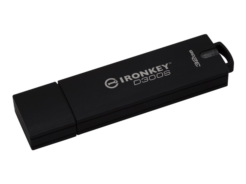 Ironkey D300s - Usb Flashdrive - Krypteret - Fips 140-2 Level 3 - 32 Gb - Usb 3.1 Gen 1 - Taa-Kompatibel