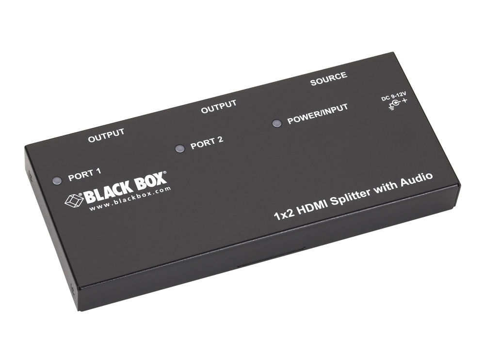 Black Box 1X2 Hdmi Splitter - Video-/Audiosplitter - 2 X Hdmi - Desktop