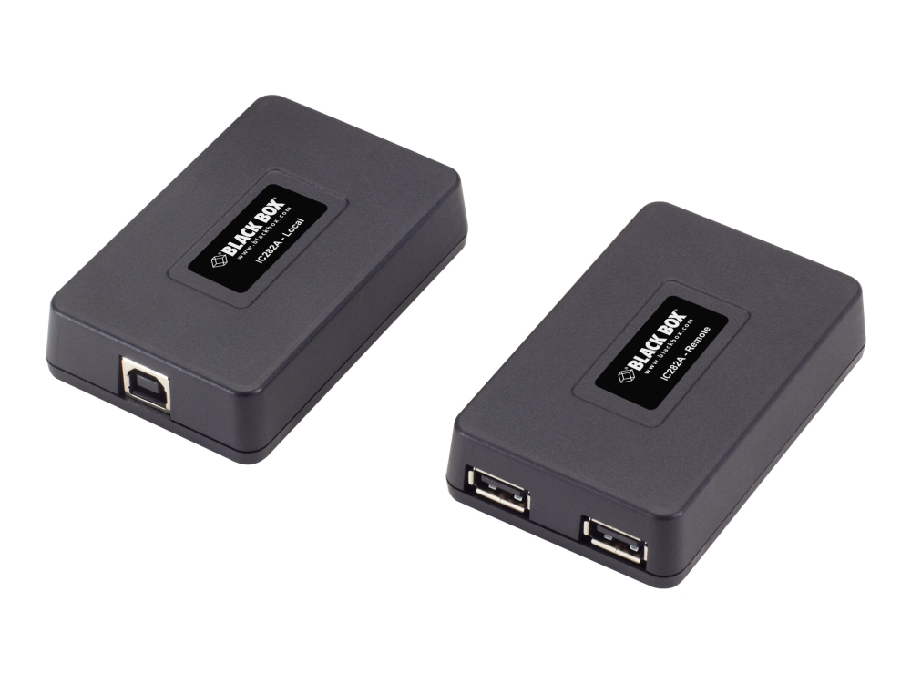 Black Box Ic282a, Netzwerksender & -Empfänger, 85 M, 12 Mbit/S, Cat5, Schwarz, 0.4 A