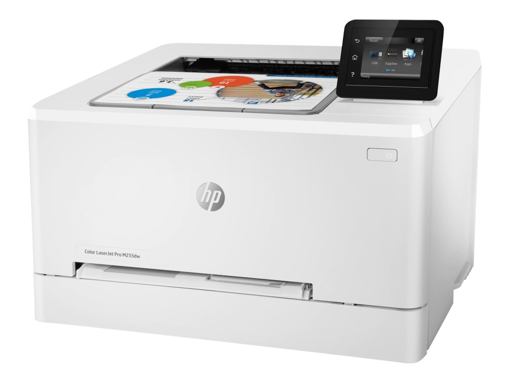 Hp Color Laserjet Pro M255dw - Printer - Farve - Duplex - Laser - A4/Legal - 600 X 600 Dpi - Op Til 21 Spm (Mono) / Op Til 21 Spm (Farve) - Kapacitet