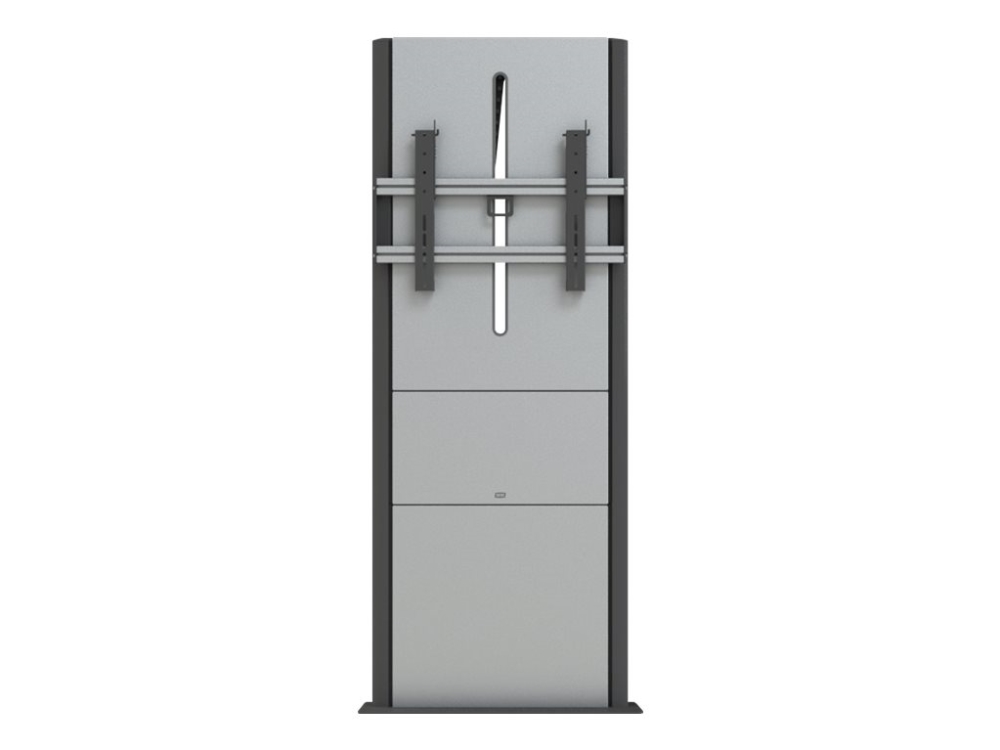 Sms Presence - Stativ - Motoriseret - For Fladt Panel - Låsbar - Aluminium, Antracitgrå - Skærmstørrelse: Fra 46" - Vægmonterbar, Gulvstående