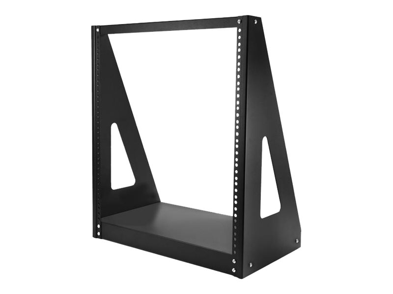 Startech.Com 2 Pfosten Schwerlast Rack - 12He, Freistehendes Gestell, 12U, 160 Kg, 6,9 Kg, Schwarz